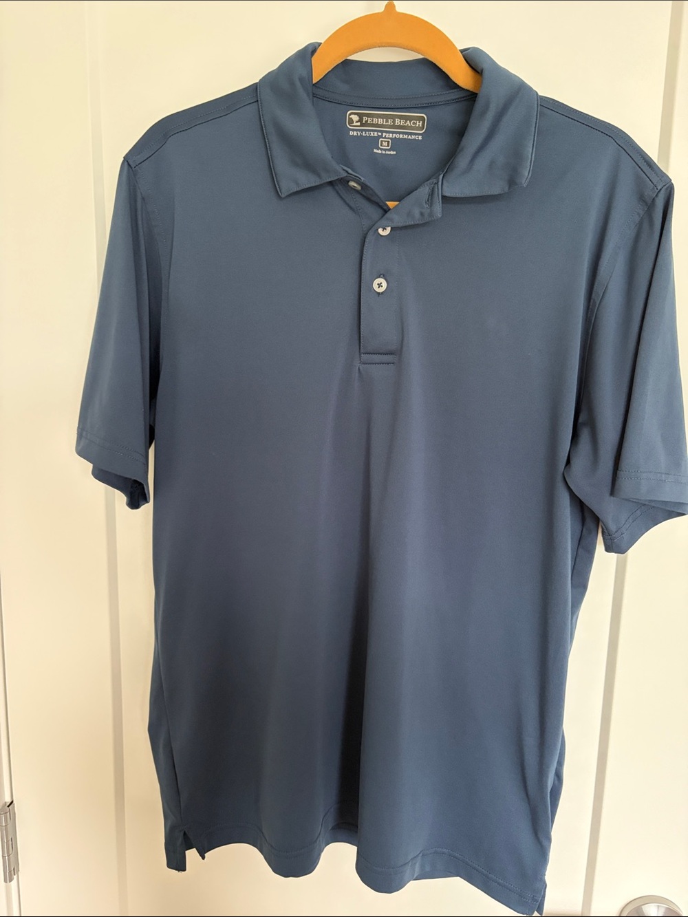Pebble Beach Men's Slate Blue Performance Polo